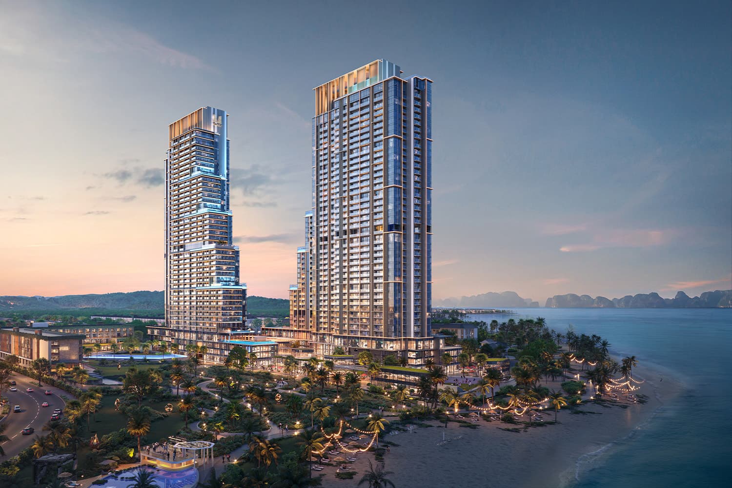 Building architectural showcase background - Mobile