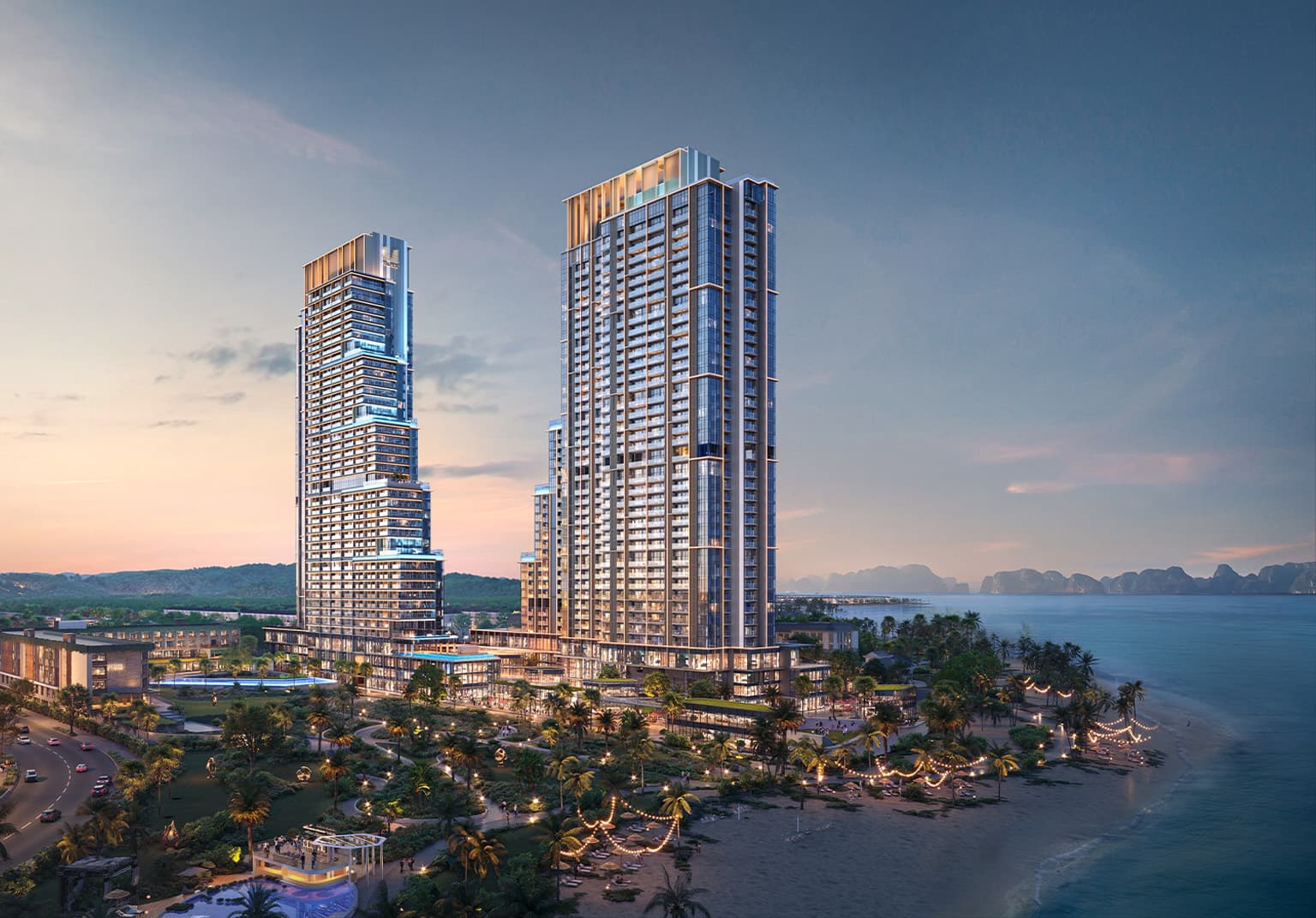 Building architectural showcase background - Tablet